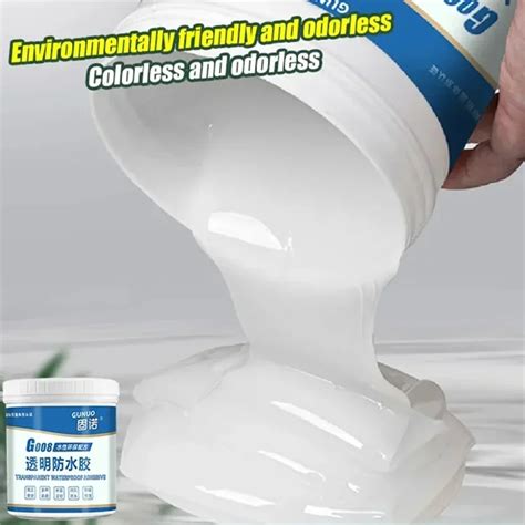 Transparent Waterproof Leak Repair Glue 350g 1 5 M2 Water Emulsion