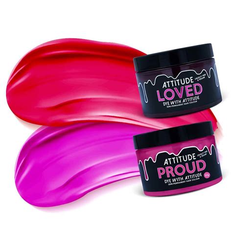 Attitude Hair Dye Attitude Hair Dye Pretty In Pink Duo Semi Permanent