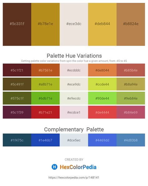 147660 Color Palettes Color Schemes | Hexcolorpedia