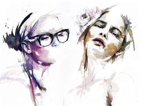 Mixed Media Portraits By Florian Nicolle Colossal