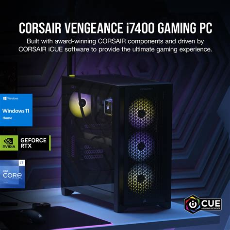 Snapklik.com : Vengeance I7400 Series Gaming PC - Liquid Cooled Intel ...