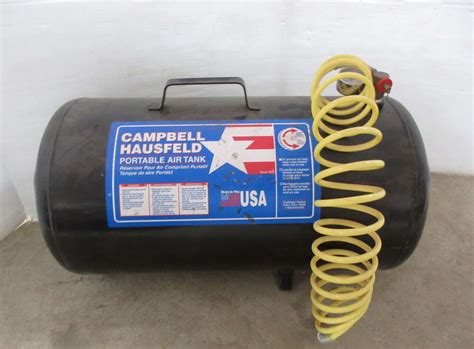 Albrecht Auctions Campbell Hausfeld Portable Air Tank Made In Usa