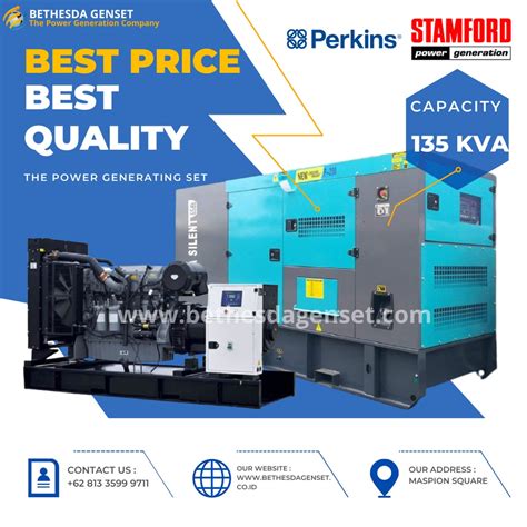 Jual Genset Ultra Silent 135 Kva Perkins Shopee Indonesia