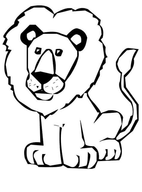 lion clipart outline    clipartmag