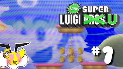 Lets Play New Super Luigi U Deluxe Blind Part 7 Luigis Head In The Clouds Youtube