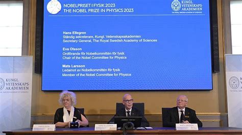 Son dakika 2023 Nobel Fizik Ödülü nü kazananlar belli oldu Güncel