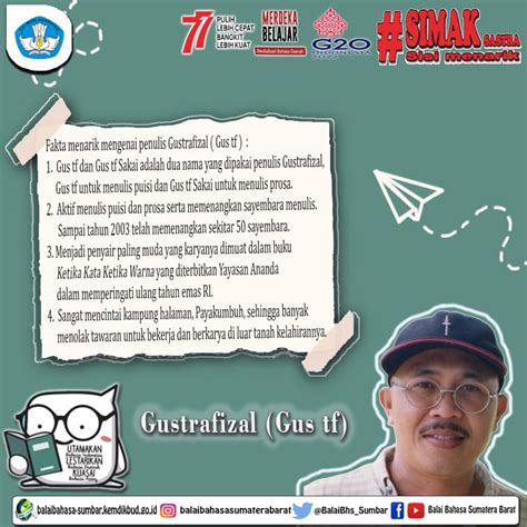 Simak Sastra BBPSB Balai Bahasa Provinsi Sumatera Barat