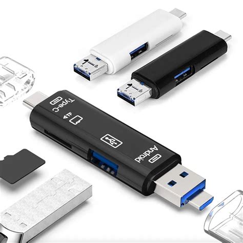 Usb 31 Card Reader High Speed Sd Tf Micro Sd Card Reader Type C Usb C