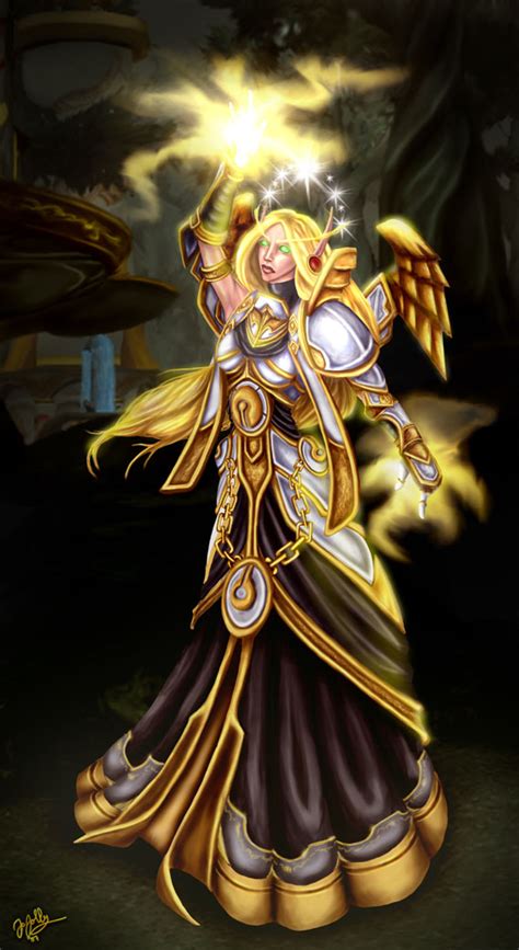 Blood Elf Priest Maybe Done By Jojollyart On Deviantart