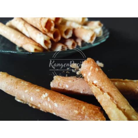 Jual Kue Kering Semprong Kue Gapit Eggroll Wijen Gurih Renyah Manis