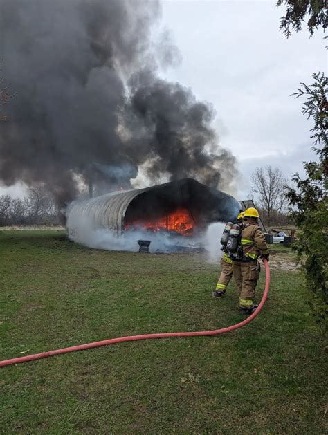 Fire Destroys Garage On Hamilton Road Quinte News