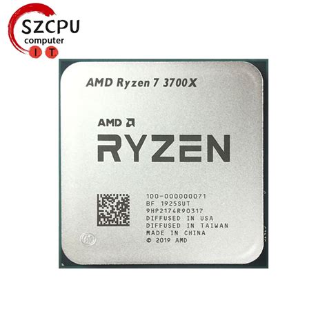 Amd Ryzen 7 3700x R7 3700x 36 Ghz Used Eight Core Sixteen Thread Cpu