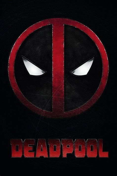 Deadpool Face Logo Poster | Deadpool wallpaper, Deadpool face, Deadpool