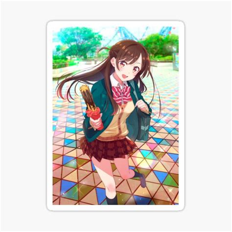 Sticker Hot Chizuru Ichinose Mizuhara Louer Une Petite Amie Lewd Sexy Hentai Anime Girl