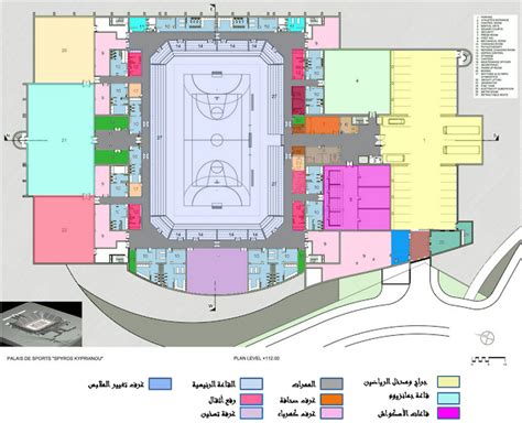 اسس تصميم المبانى الرياضية الجزء الثالث أمثلة و مشاريع متحلله