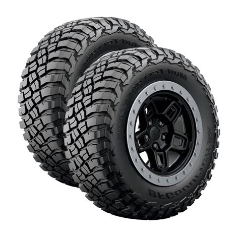 Paquete De Llantas X R Bf Goodrich Mud Terrain T A Km Q