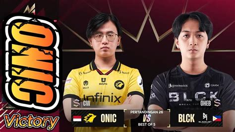 BLCK VS ONIC 1 2 BO5 Game 3 Match 2 KNOCKOUT STAGE Fase