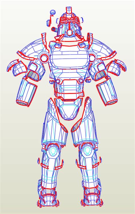 Eva Foam T B Power Armor Templates Etsy Power Armor T Power