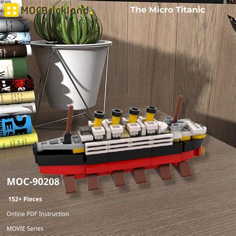 The Micro Titanic Movie Moc 90208 With 152 Pieces Moc Brick Land