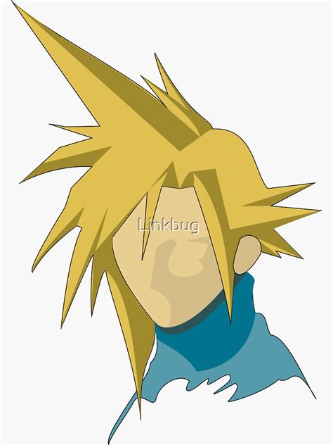 The Soldier Cloud Strife Sticker For Sale By Linkbug Redbubble