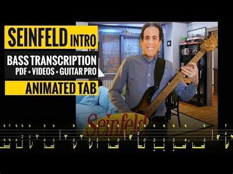 Seinfeld Theme Song (Bass Cover) - Bass Lesson - Animated Tab | Rede ...