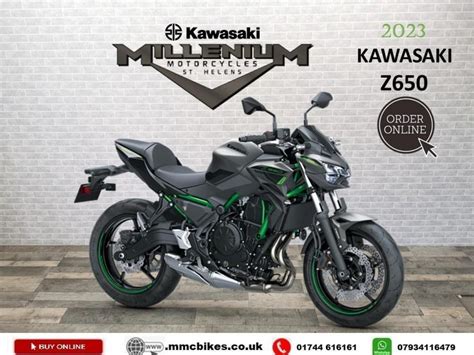 New 2023 Kawasaki Z650 A2 Compliant Naked Bike From Northwest Premier Kawasak In St Helens