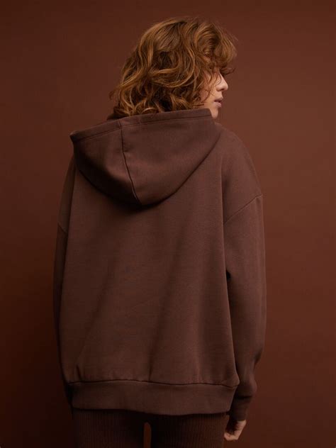 Sweat à capuche oversize Marron Kiabi 20 00