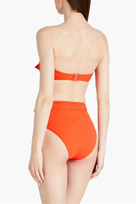 Zimmermann Buckled High Rise Bikini Briefs The Outnet