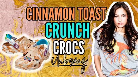 Cinnamon Toast Crunch All Terrain Crocs Unboxing Cereal Theme Edition Crocs Youtube