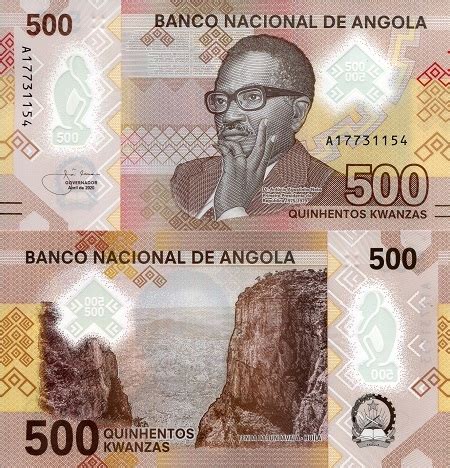 Angola A Kwanzas Pol Mero Fe Por R