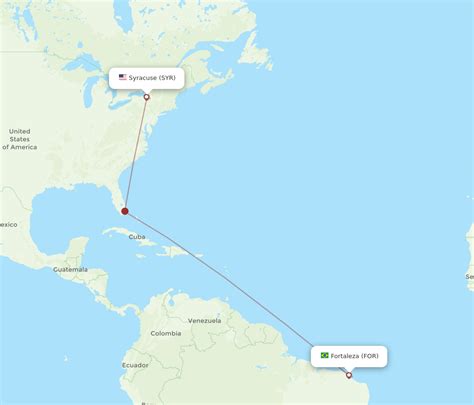 Flights From Syracuse To Fortaleza Syr To For Flight Routes