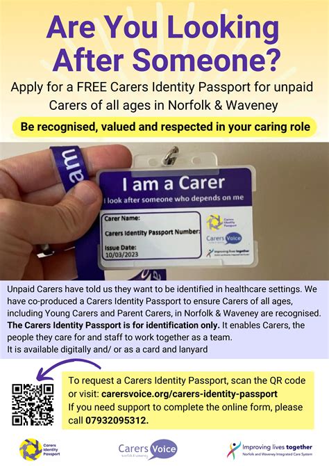 Carers Identity Passport Paston Surgery