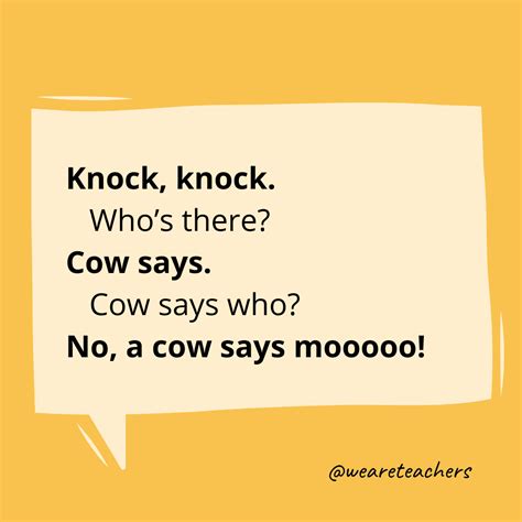 25 Funniest Knock Knock Jokes for Kids - We Are Teachers