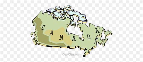 Canada Map Royalty Free Vector Clip Art Illustration - Canada Clipart ...