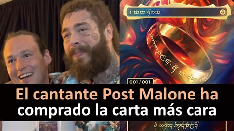 El Cantante Post Malone Ha Comprado La Carta M S Cara De Magic El