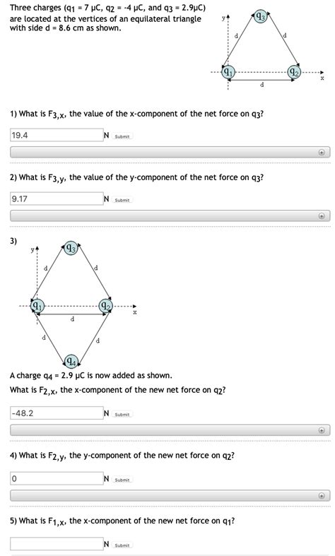 Answered 3 93 9₁ D 9₂ D D D 94 A Charge Q4 Bartleby