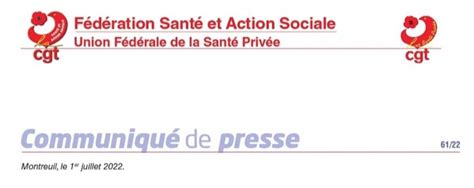 Cgt Ghpp Communiqué De Presse Cgt Santé Et Action Sociale Mission Flash