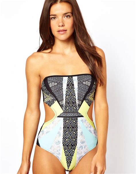 Love The River Island Trigent Swimsuit On Wantering Surf And Swim