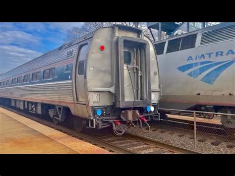 Amtrak P094 Meets P141 At Franconia YouTube