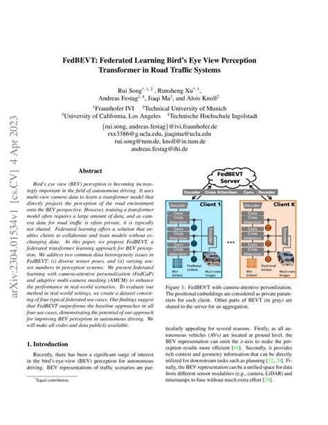 FedBEVT Federated Learning Bird S Eye View Perception Transformer In