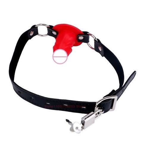 BDSM Plug de bouche en latex Bondage fétiche Dilatation Jouets