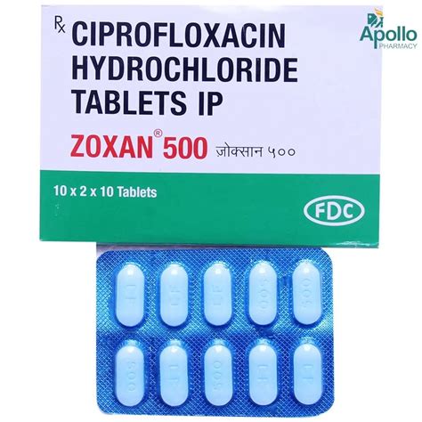 Ciprofloxacin Zoxan 500mg Tablet At Best Price In Nagpur