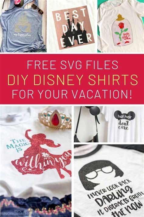 Free Svg Files Diy Disney Shirts For Your Vacation