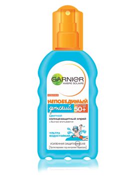 Солнцезащитный спрей Garnier Аmbrе Solaire Детский Непобедимый SPF 50 ...