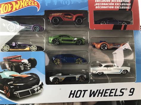 My first hot wheels nine pack with a treasure hunt Camaro casting that ...