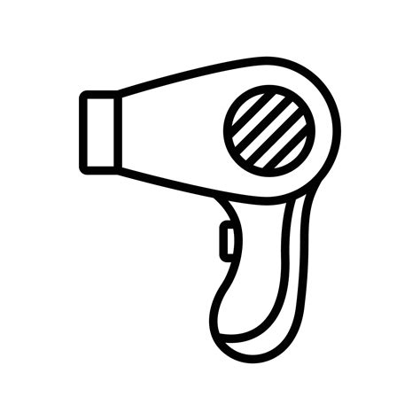 Hair Dryer Icon Vector Design Template In White Background 40162221