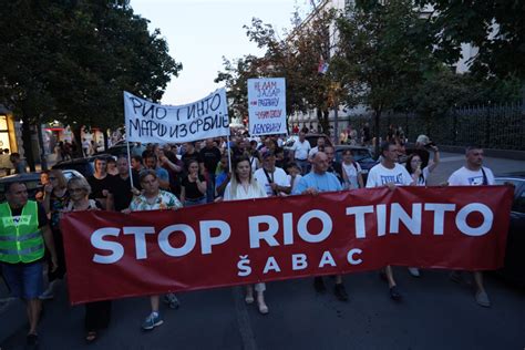 Hiljade Srba protestuje protiv kopanja litijuma Kako nemački mediji