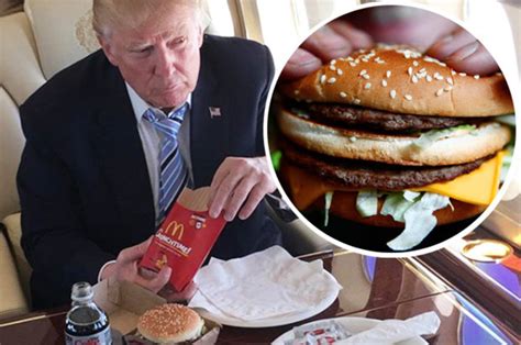 Donald Trump Mcdonalds Fan Us President Orders 4 Burgers A Time