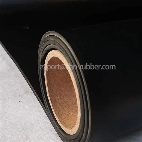 Chloroprene Rubber Sheet 1 2g cm³ Neoprene CR Roll Hebei No 6 Rubber