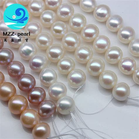 Mm Round Pearl Strand White Freshwater Pearl Bead Wholesale Good